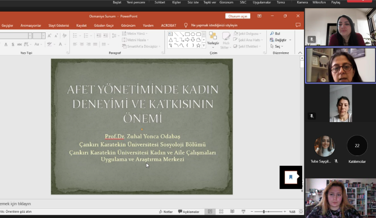 Üniversitemiz Kadın ve Aile Çalışmaları Uygulama ve Araştırma Merkezi ile