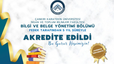 Çankırı Karatekin Üniversitesi İnsan ve Toplum Bilimleri Fakültesi bünyesinde yer