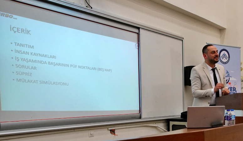 ÇAKÜ Kariyer Merkezi tarafından düzenlenen “İş Dünyasına Yeni Bir Bakış”