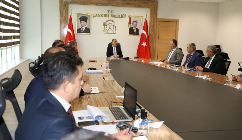 Üniversite Güvenlik Koordinasyon Kurulu Toplantısı, Çankırı Valisi M. Fırat Taşolar