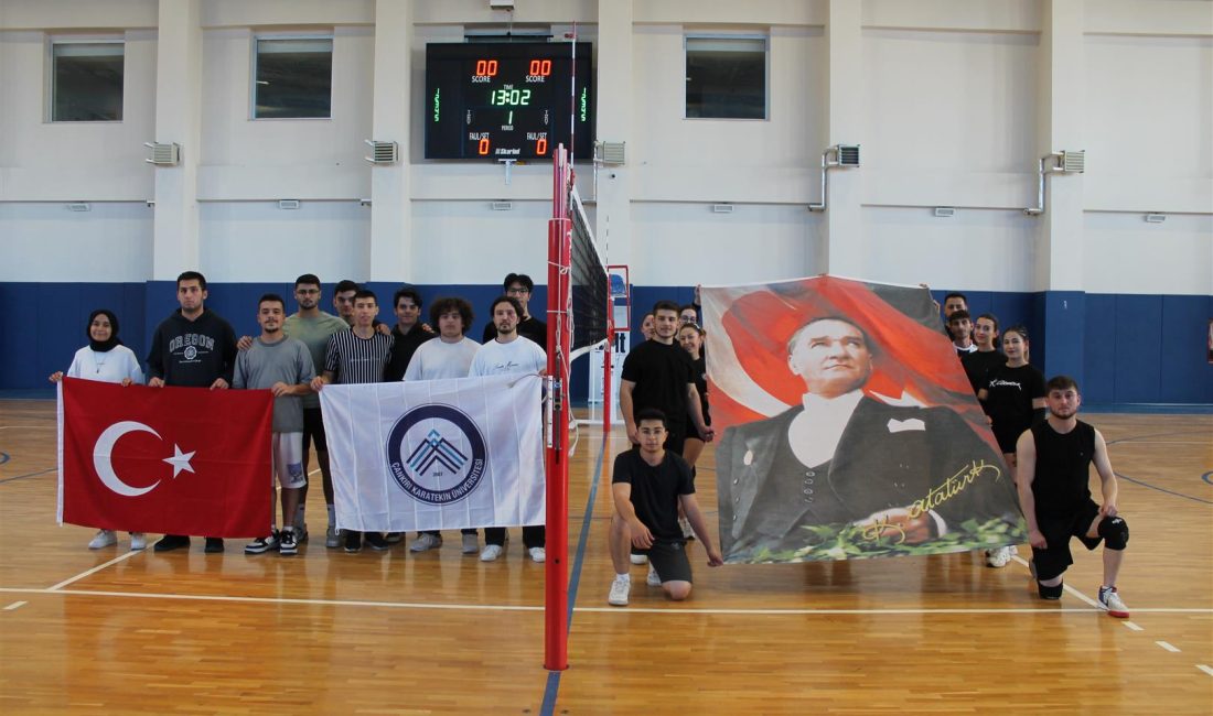 29 Ekim Cumhuriyet Bayramı haftası etkinlikleri kapsamında düzenlenen Voleybol Cumhuriyet
