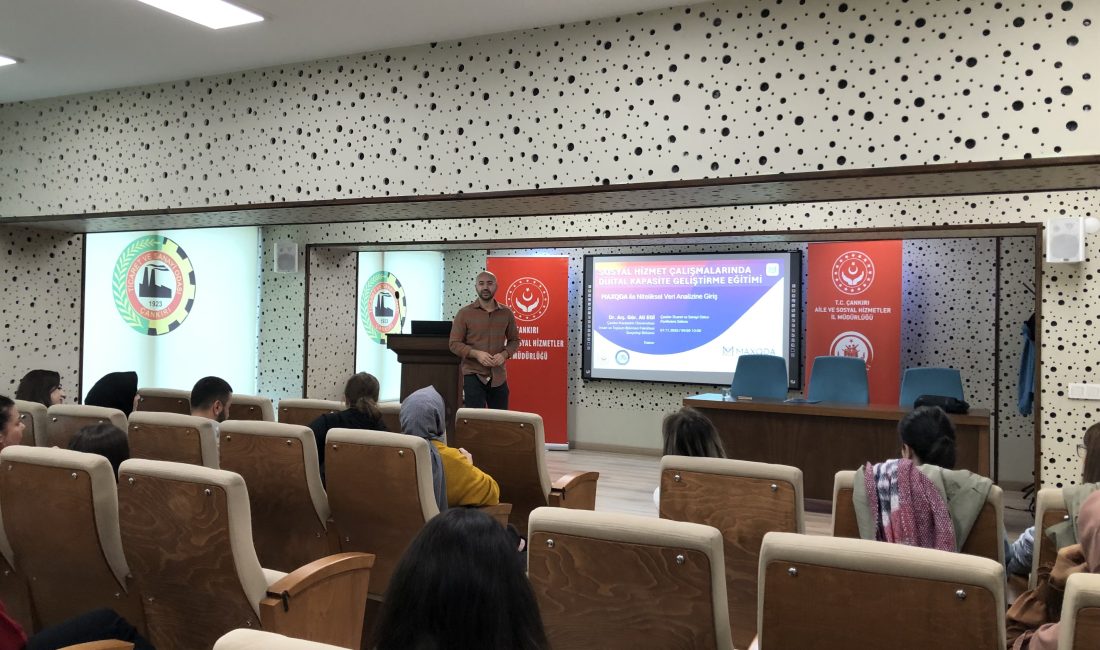 Çankırı Aile ve Sosyal Hizmetler İl Müdürlüğü personeline yönelik “Sosyal