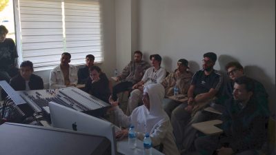 STMF Müzik Bölümü stüdyosunun kontrol odasında, 5 Kasım 2025 tarihinde