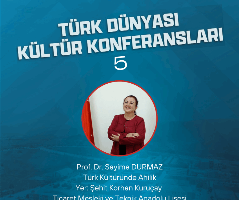 Enstitümüz ve Çankırı İl Milli Eğitim Müdürlüğü iş birliğiyle düzenlenen