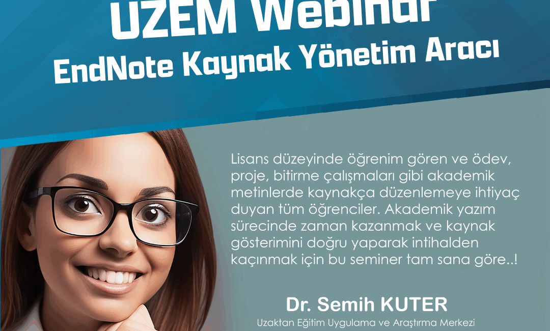 Uzaktan Eğitim Uygulama ve Araştırma Merkezi olarak, üniversite öğrencilerimize yönelik