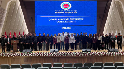 Çankırı Karatekin Üniversitesi (ÇAKÜ) Hak Topluluğu üyeleri, Ankara’da Danıştay, Yargıtay