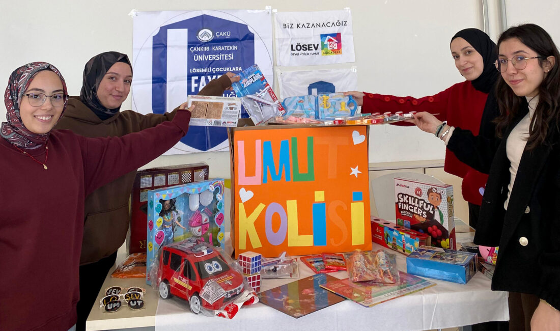 Çankırı Karatekin Üniversitesi LÖSEV Fayda Topluluğu tarafından Uluyazı Yerleşkesinde “Umut