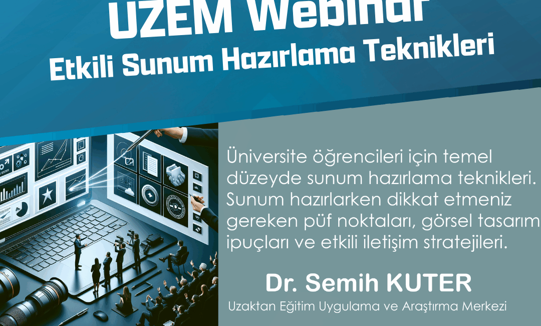 Uzaktan Eğitim Uygulama ve Araştırma Merkezi olarak, üniversite öğrencilerimize yönelik