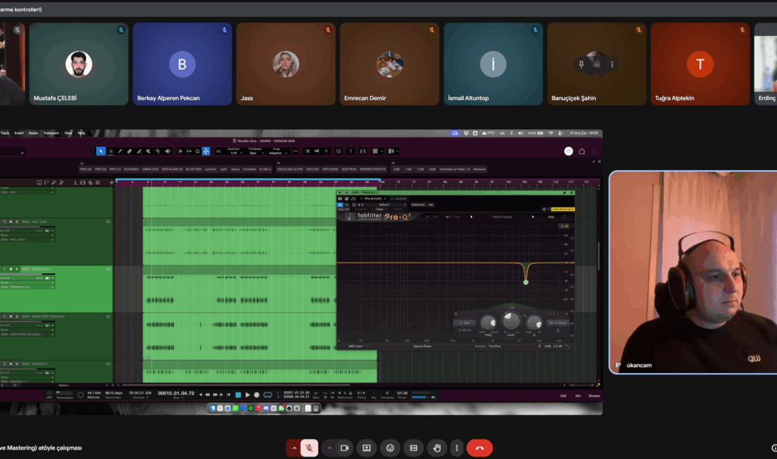 STMF Müzik Bölümü tarafından, Okan Çam’ın katkılarıyla düzenlenen “Miks ve