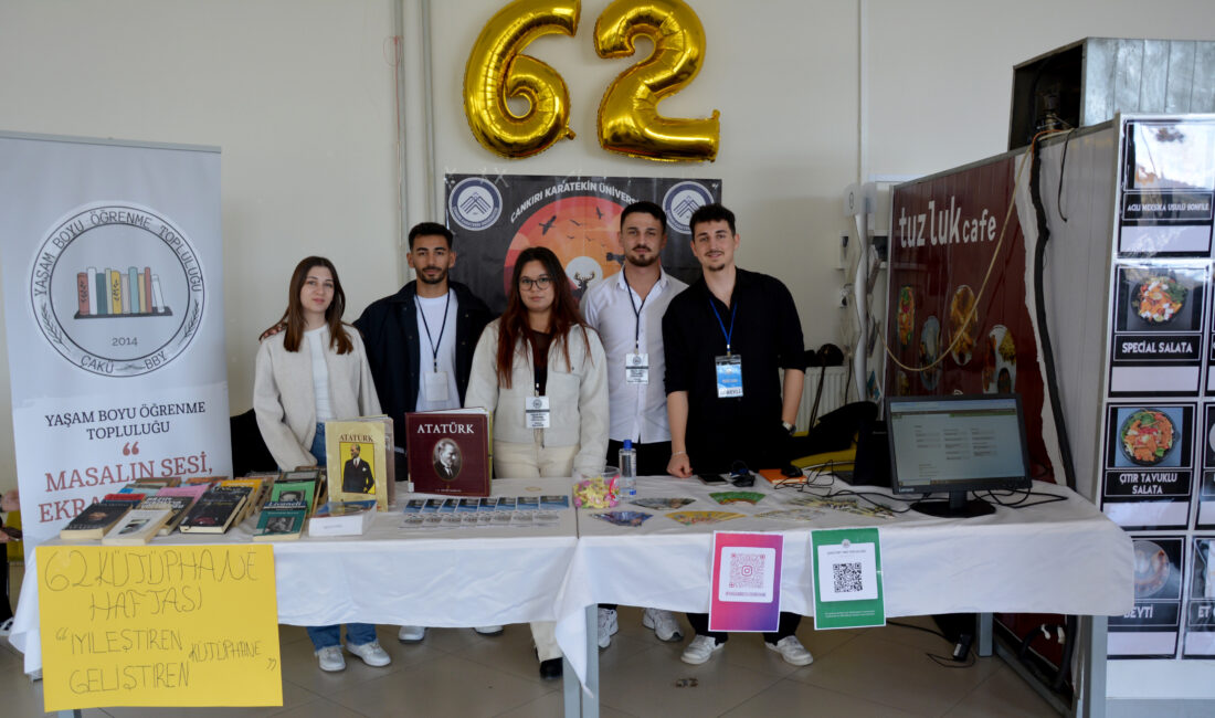 Çankırı Karatekin Üniversitesi Yaşam Boyu Öğrenme Topluluğu tarafından, 62. Kütüphaneler