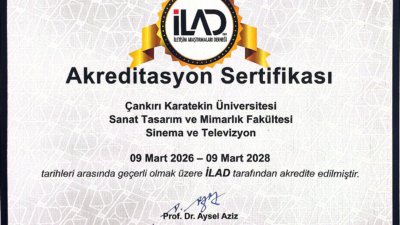 Çankırı Karatekin Üniversitesi Sanat, Tasarım ve Mimarlık Fakültesi Sinema ve