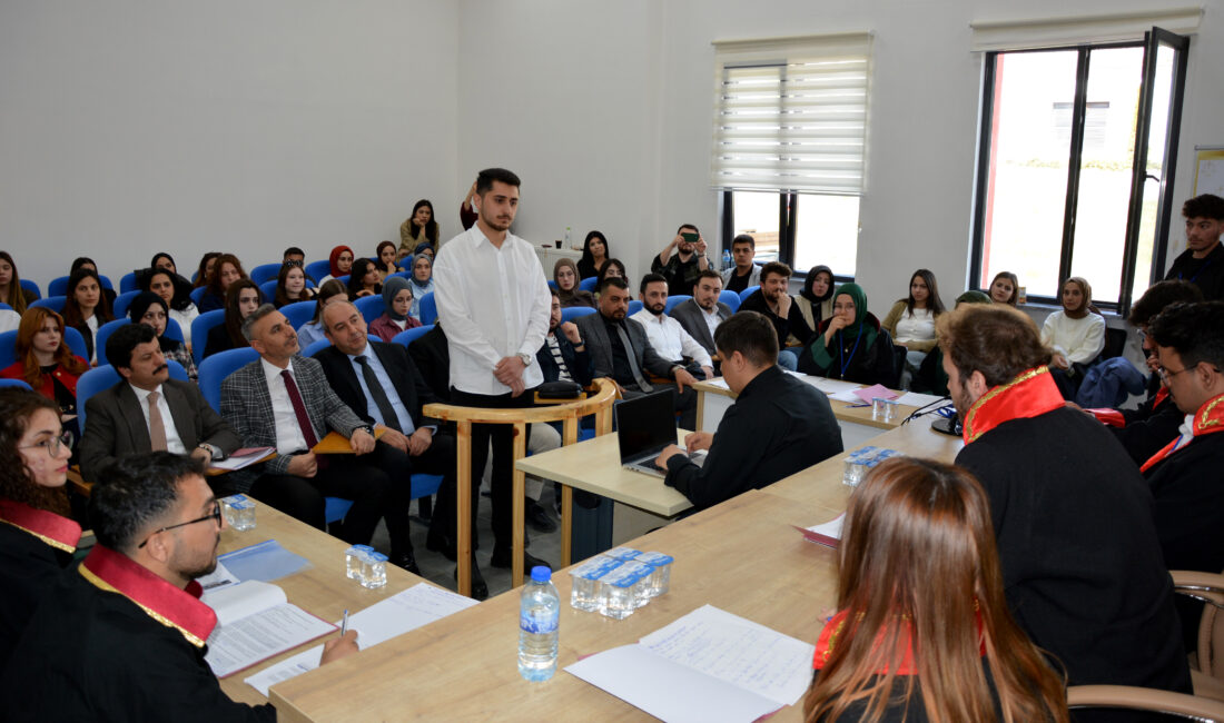 Çankırı Karatekin Üniversitesi Hak Topluluğu tarafından “Farazi Dava Simülasyonu” etkinliği