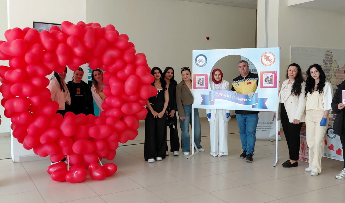 Çankırı Karatekin Üniversitesi’nde 12-18 Nisan Dünya Kalp Sağlığı Haftası kapsamında