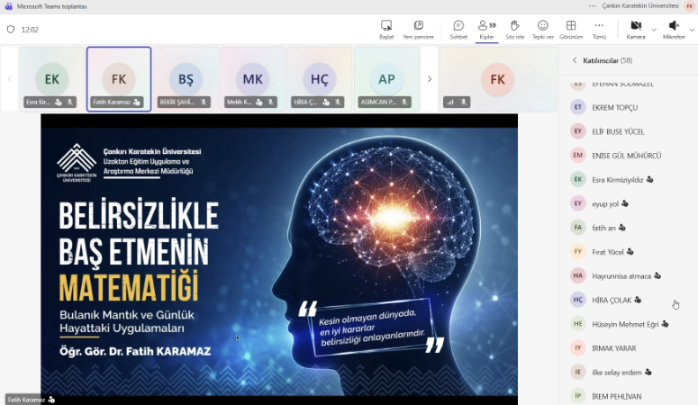 Çankırı Karatekin Üniversitesi Uzaktan Eğitim Uygulama ve Araştırma Merkezi (UZEM)